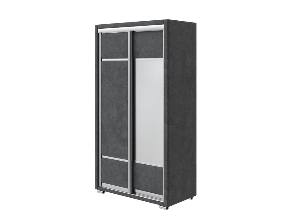 Шкаф Орматек Шкаф-купе 2х дв Orma Soft 2 1 зеркало Ткань Велюр Sohu Графит 119x60 91220₽