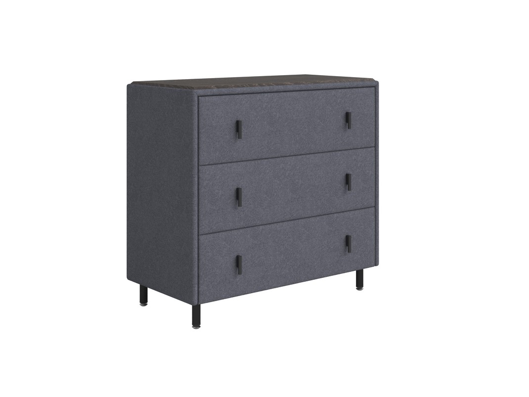Комод Орматек Sofix (Рогожка/ЛДСП Nice Графит/Дуб Кантербери) 92x46