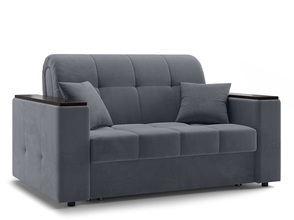 Орматек Диван-кровать Dubai Middle Ткань Велюр Omega 32 Черный 120x204 67190₽