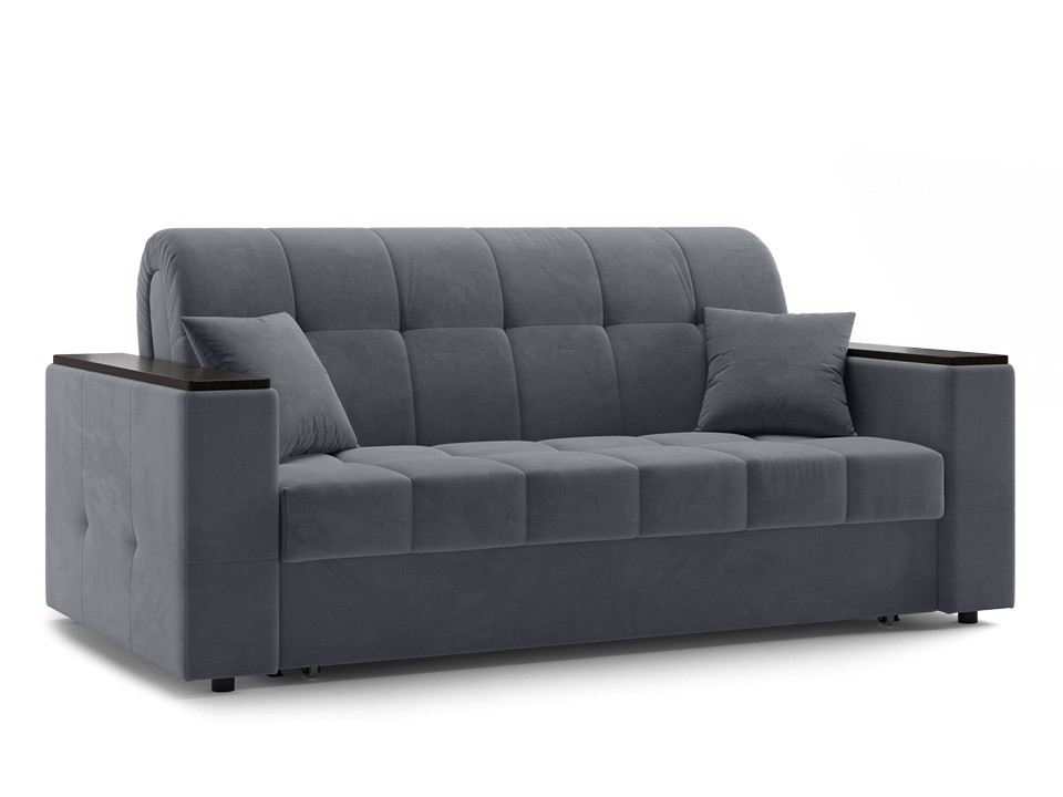 Орматек Диван-кровать Dubai Middle Ткань Велюр Omega 32 Черный 160x204 79900₽