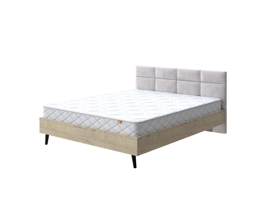 Кровать Орматек Anri ЛДСП Бунраттиткань БунраттиЛофти Серый 90x200 24570₽