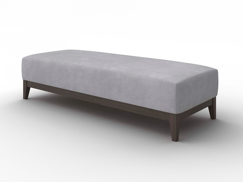 Пуфик Орматек Банкетка Luna Big ТканьМассив Laska 05 Утренний туманВенге 165x62 60470₽