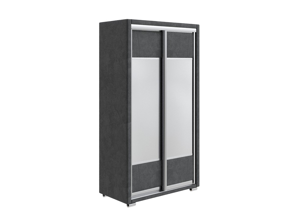 Шкаф Орматек Шкаф-купе 2х дв Orma Soft 2 2 зеркала Ткань Велюр Sohu Графит 119x60 94470₽