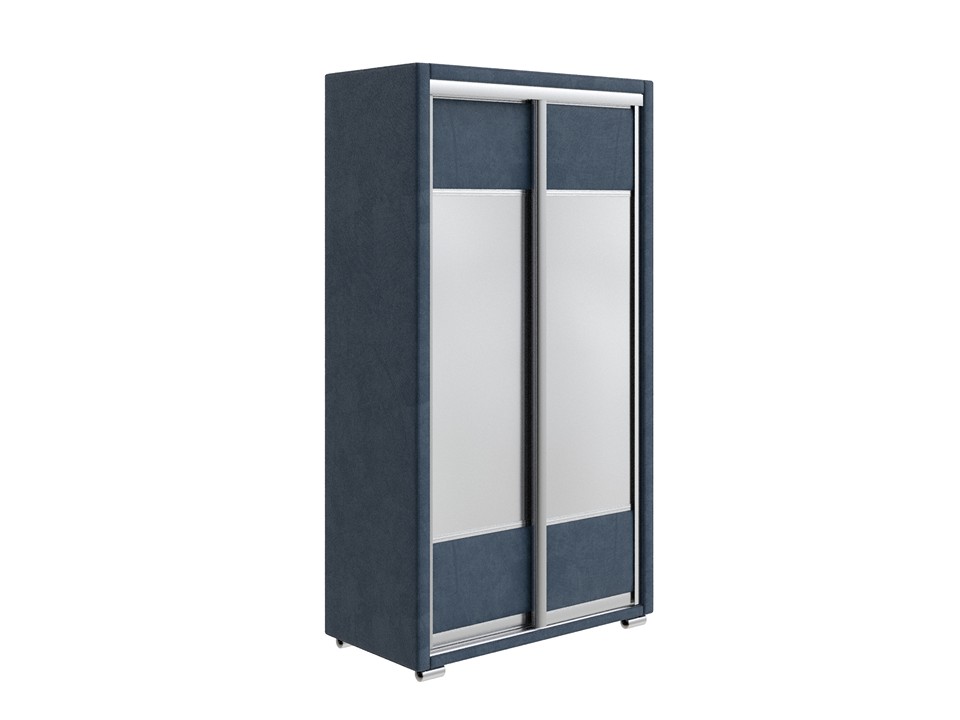 Шкаф Орматек Шкаф-купе 2х дв Orma Soft 2 2 зеркала Ткань Велюр Sohu Джинс 119x60 94470₽
