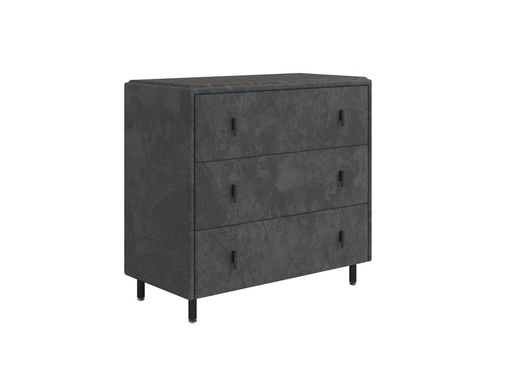 Комод Орматек Sofix (Велюр/ЛДСП Sohu Графит/Дуб Кантербери) 92x46