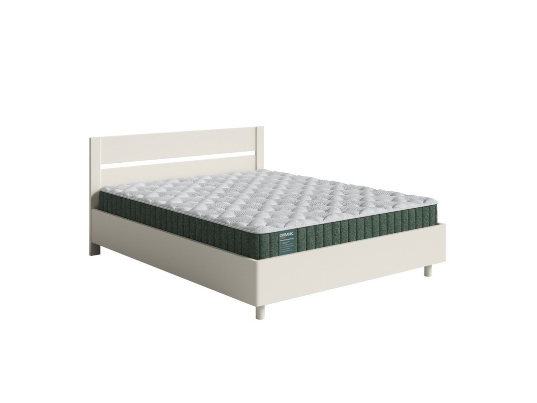 Кровать Орматек Albero New с подъемным механизмом (Массив (сосна) Слоновая кость) 80x190