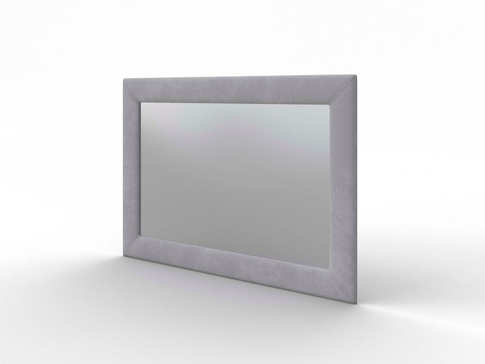 Зеркало Орматек настенное OrmaSoft 2 (Ткань: Микровелюр Laska 05 Утренний туман) 92x3