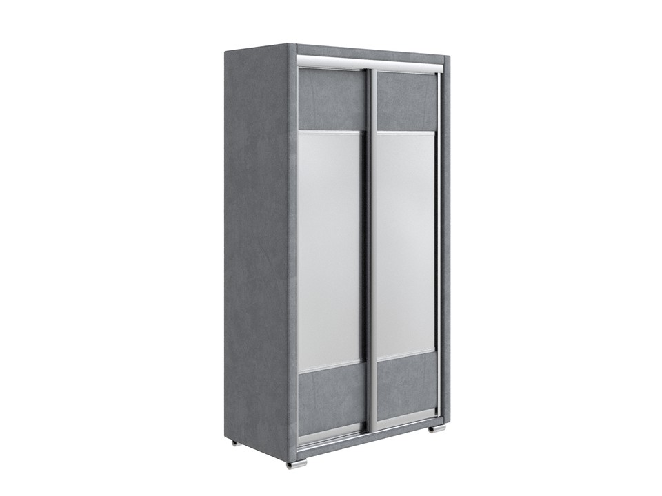 Шкаф Орматек Шкаф-купе 2х дв Orma Soft 2 2 зеркала Ткань Велюр Sohu Сталь 119x60 94470₽