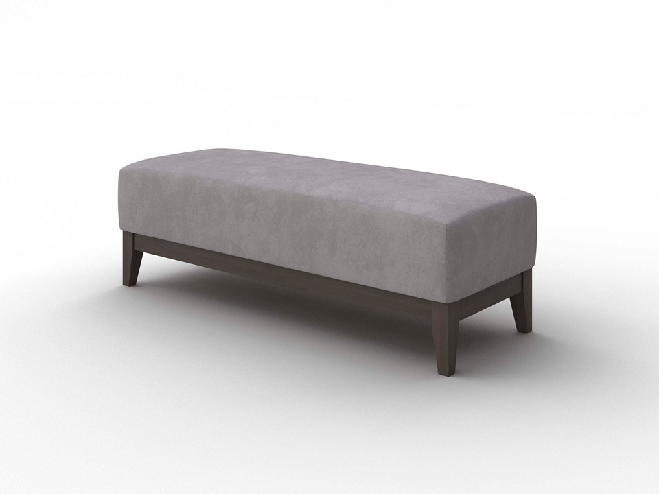 Пуфик Орматек Банкетка Luna ТканьМассив Laska 04 Утренняя росаВенге 125x45 43190₽