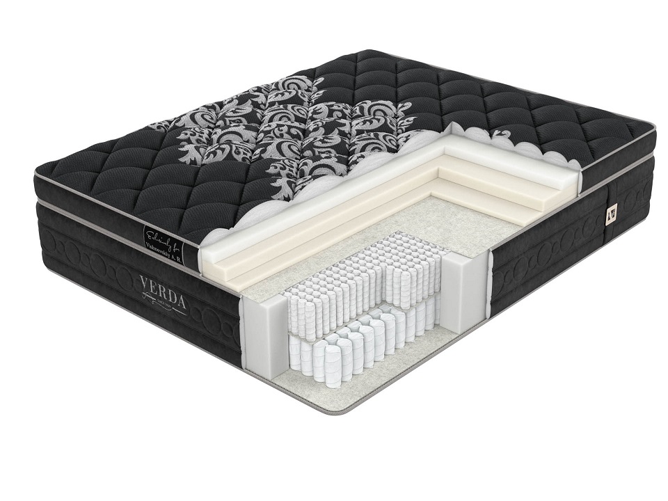  Анатомический Матрас Verda Hi-Cloud (Black Orchid/Anti Slip) 80x195