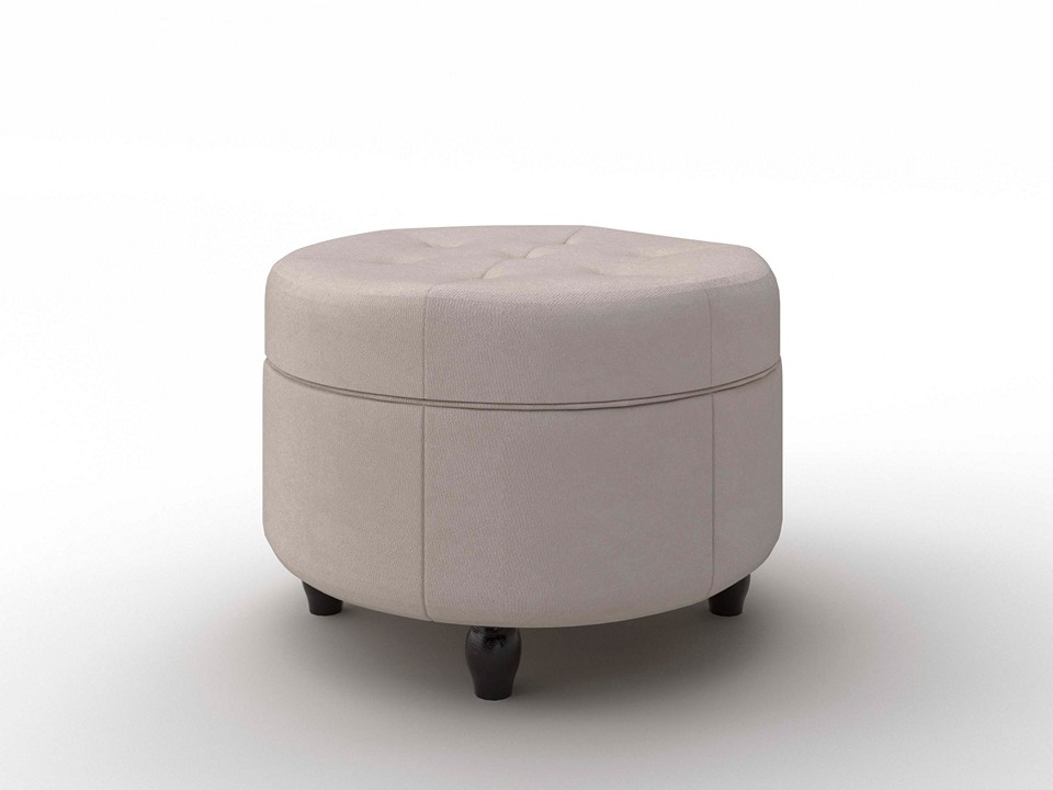 Пуфик Орматек Пуф Flavio big Ткань Микровелюр Laska 15 Лён 61x61 43010₽