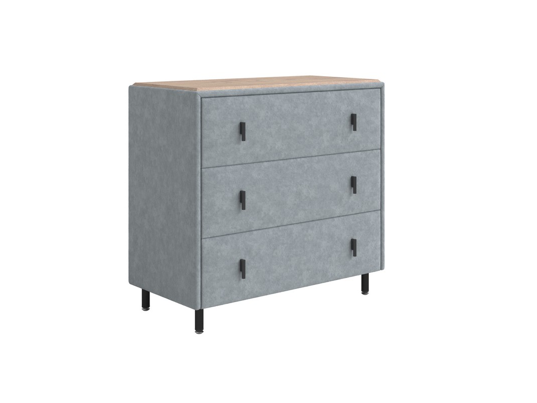 Комод Орматек Sofix (Велюр/ЛДСП Gratta 3 Утренний туман/Бунратти) 92x46