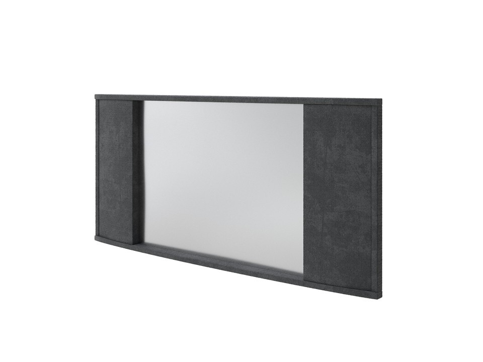 Зеркало Орматек настенное Vittoria (Ткань: Велюр Sohu Графит) 132x8