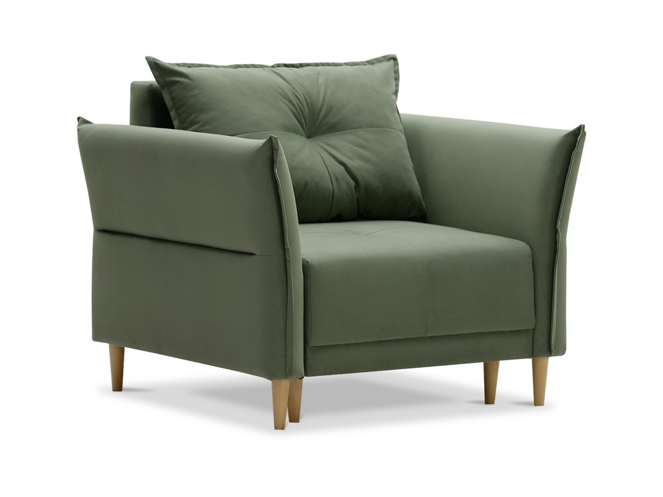 Кресло Орматек Кресло-кровать Монти Middle Ткань Велюр Newtone Kiwi зеленый 70x190 38520₽