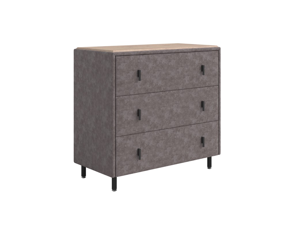 Комод Орматек Sofix (Велюр/ЛДСП Gratta 7 Жареный миндаль/Бунратти) 92x46