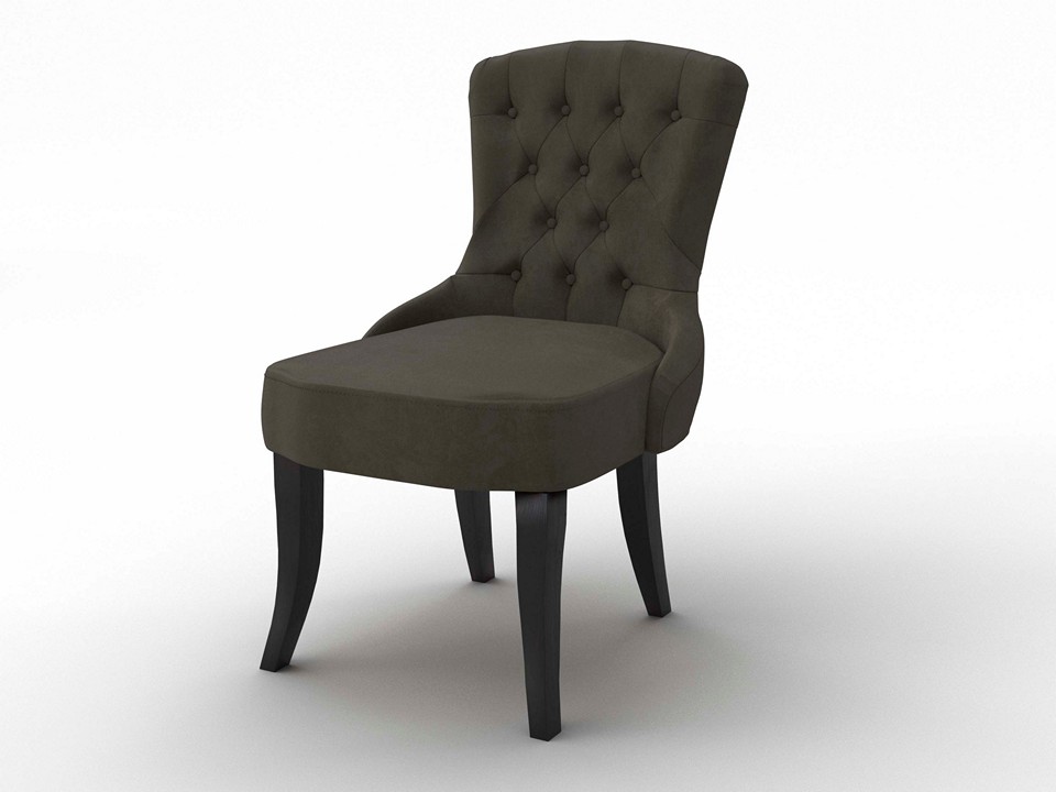 Орматек Стул Flavio с пуговицами Ткань Микровелюр Laska 53 Можжевельник 53x62 52400₽