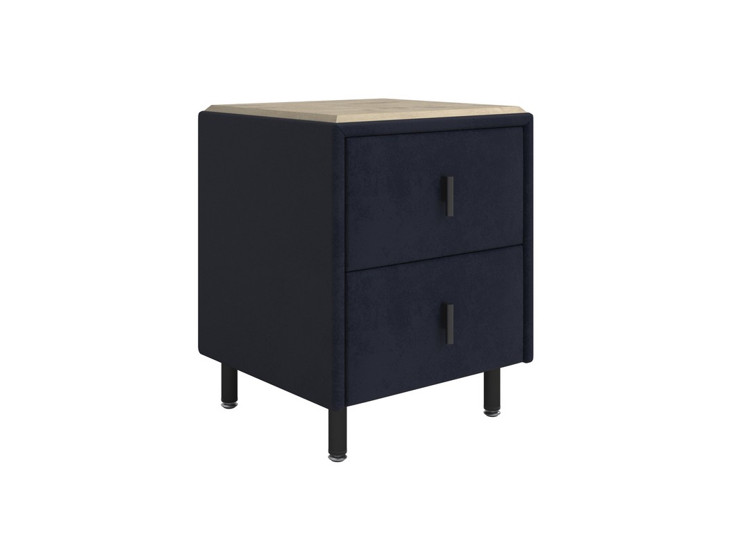 Тумба Орматек Sofix (Велюр/ЛДСП Laska 32 Синий кит/Бунратти) 45x45