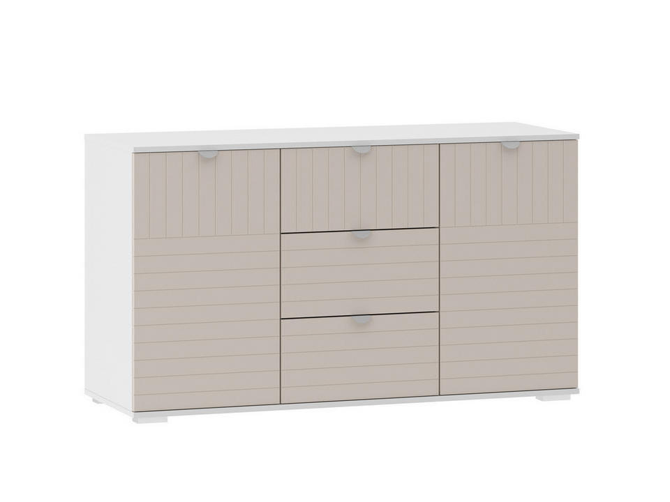 Комод Орматек Geometry Line (ЛДСП+МДФ Белый/Сантьяго Soft матовый) 140x50 комод мальта 6 ящиков 1603x764x480мм белый лдсп