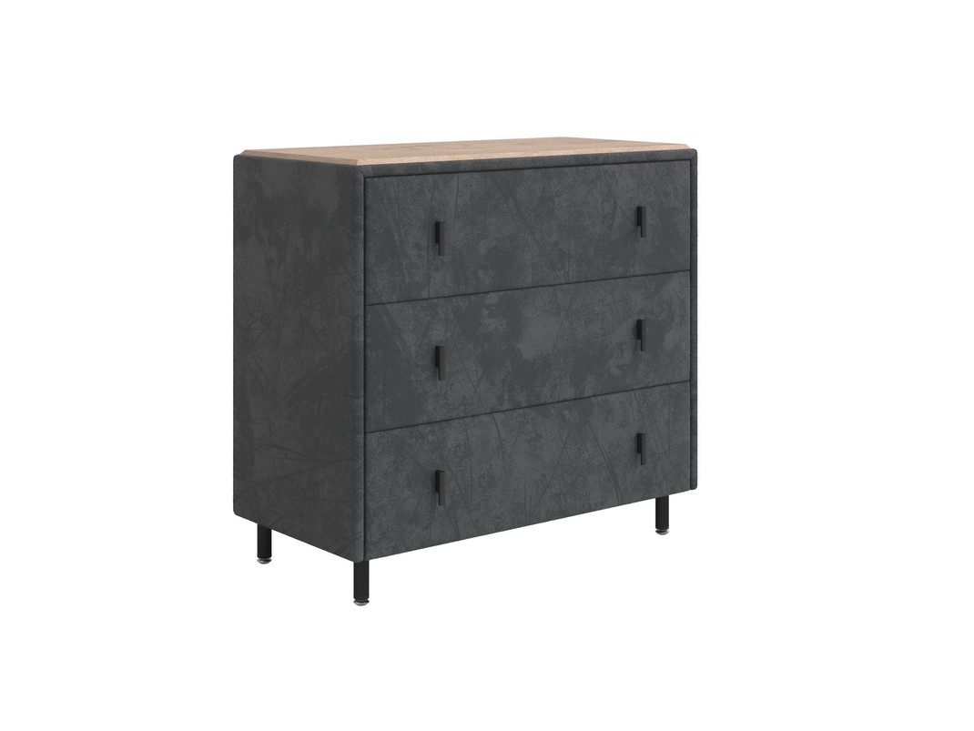 Комод Орматек Sofix (Велюр/ЛДСП Sohu Графит/Бунратти) 92x46