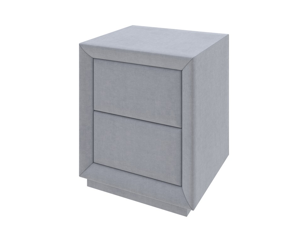 Тумба Verda Modern (Ткань: Микровелюр Marino 28 Стальной) 45x43