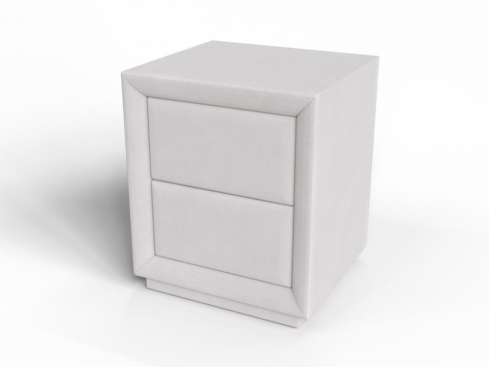 Тумба Verda Modern (Ткань: Микровелюр Laska 01 Белая смородина (Verda)) 45x43