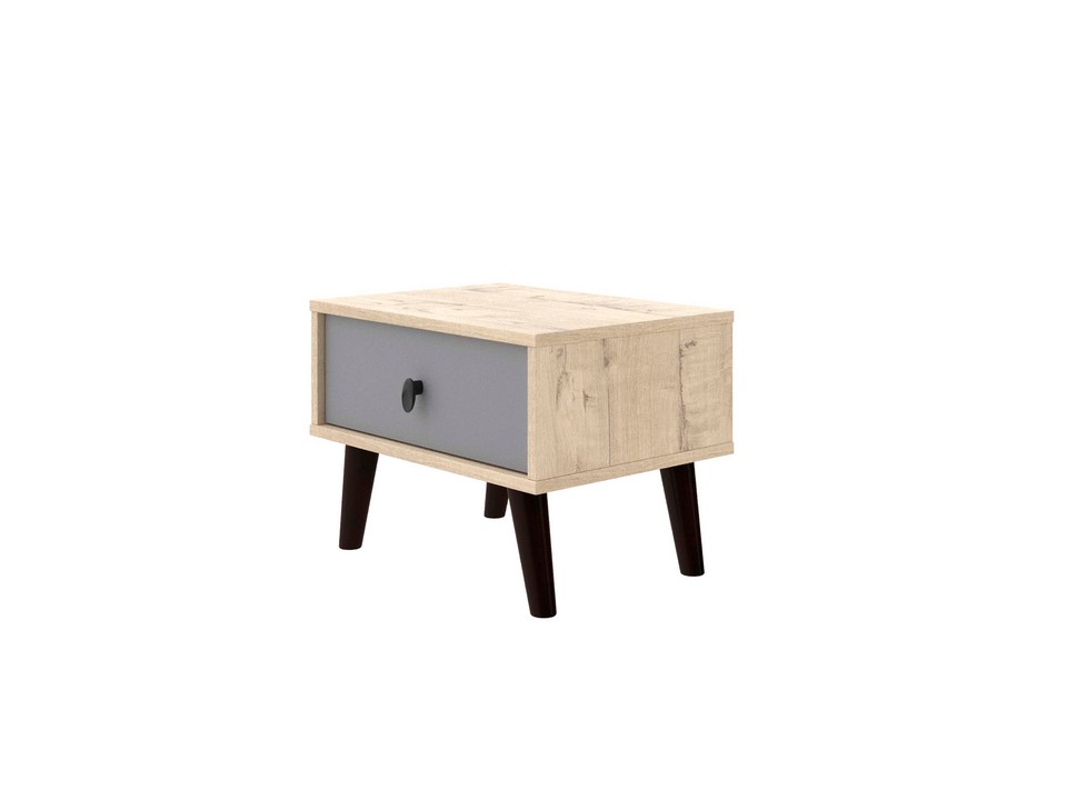 Тумба Орматек Gala ЛДСП БунраттиВулканический серыйВенге с ручками черный 49x36 9740₽