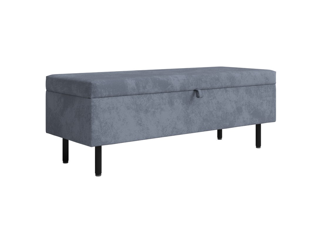 Пуфик Орматек Банкетка Sofix Велюр Selfie Пыльный голубой 122x46 18550₽