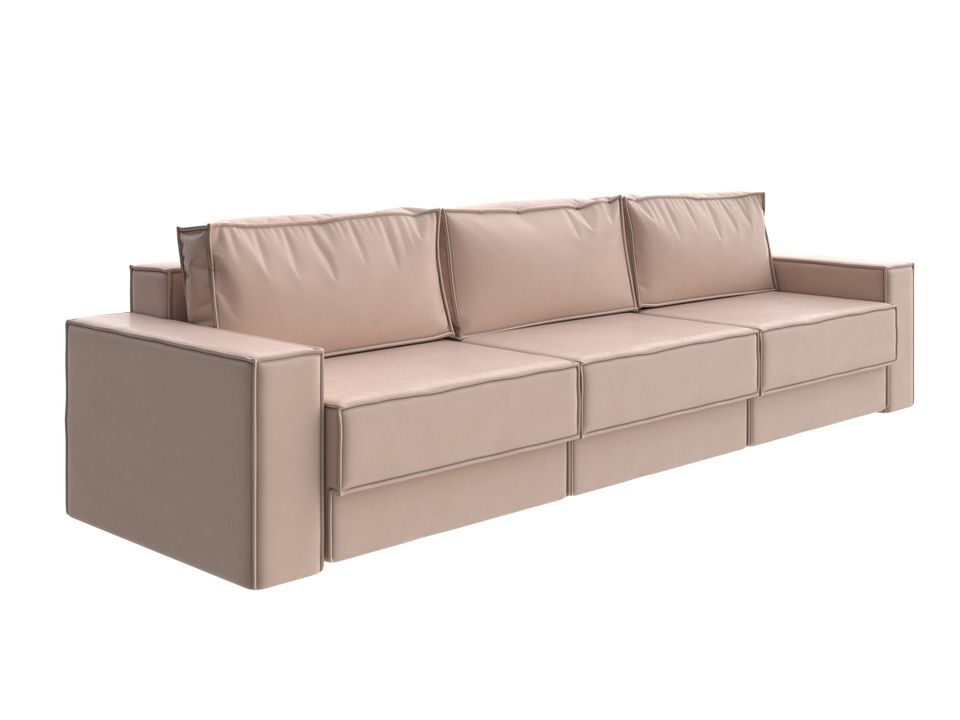 Орматек Диван-кровать Porto Middle трехсекционный Ткань Велюр Forest 730 Миндальный 295x157 112080₽