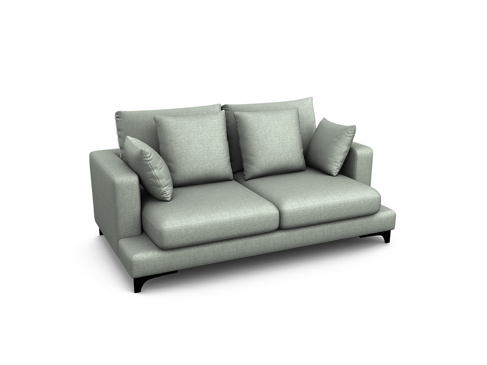 Орматек прямой Verona 2-х местный Soft Ткань Рогожка Lino 66 морской 117x194 294990₽