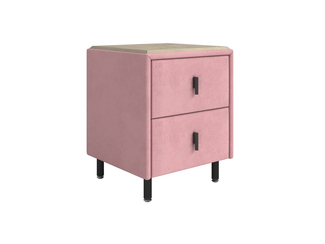 Тумба Орматек Sofix (Велюр/ЛДСП Casa Жемчужно-розовый/Бунратти) 45x45