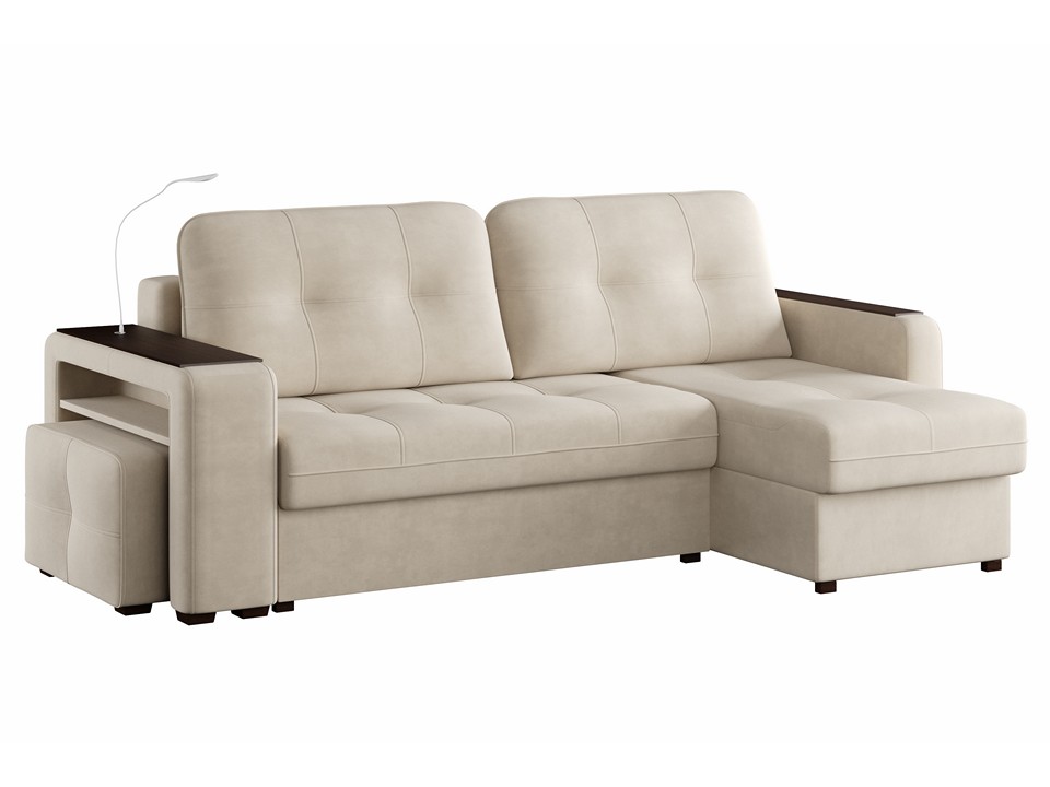 Орматек Угловой диван-кровать Nova 3 правый Ткань Велюр Вивальди 4 150x200 117490₽