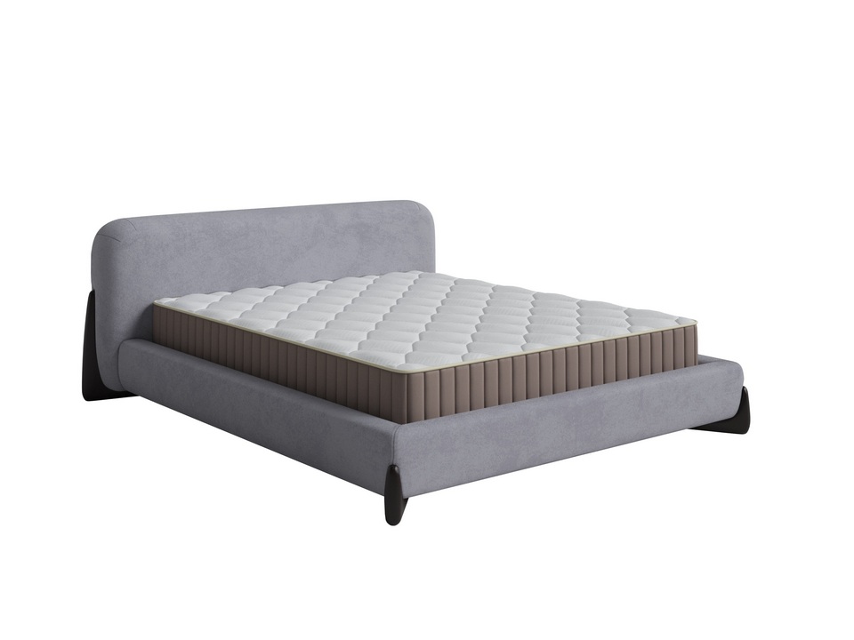 Кровать Орматек Prado Ткань Велюр Teddy Мокрый асфальт 200x220 131670₽