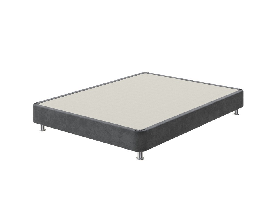 Кровать BoxSpring Home (Ткань: Велюр Sohu Графит) 80x200 кровать босс 160 200 про велюр роял агат