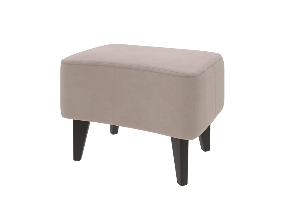 Пуфик Verda Банкетка Leon Ткань Микровелюр Manhattan Пыльная роза 59x42 28070₽