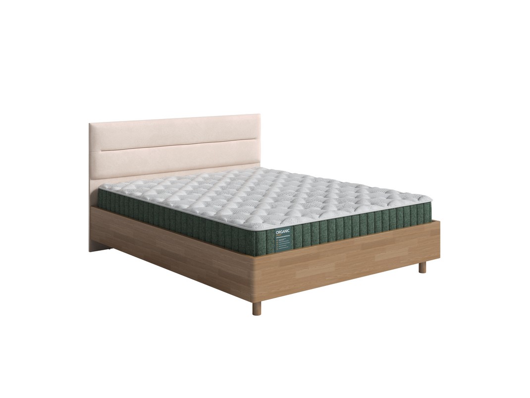 Кровать Орматек Albero Soft New с подъемным механизмом ТканьМассив сосна Антик соснаTeddy 304 Тауп 160x190 66520₽