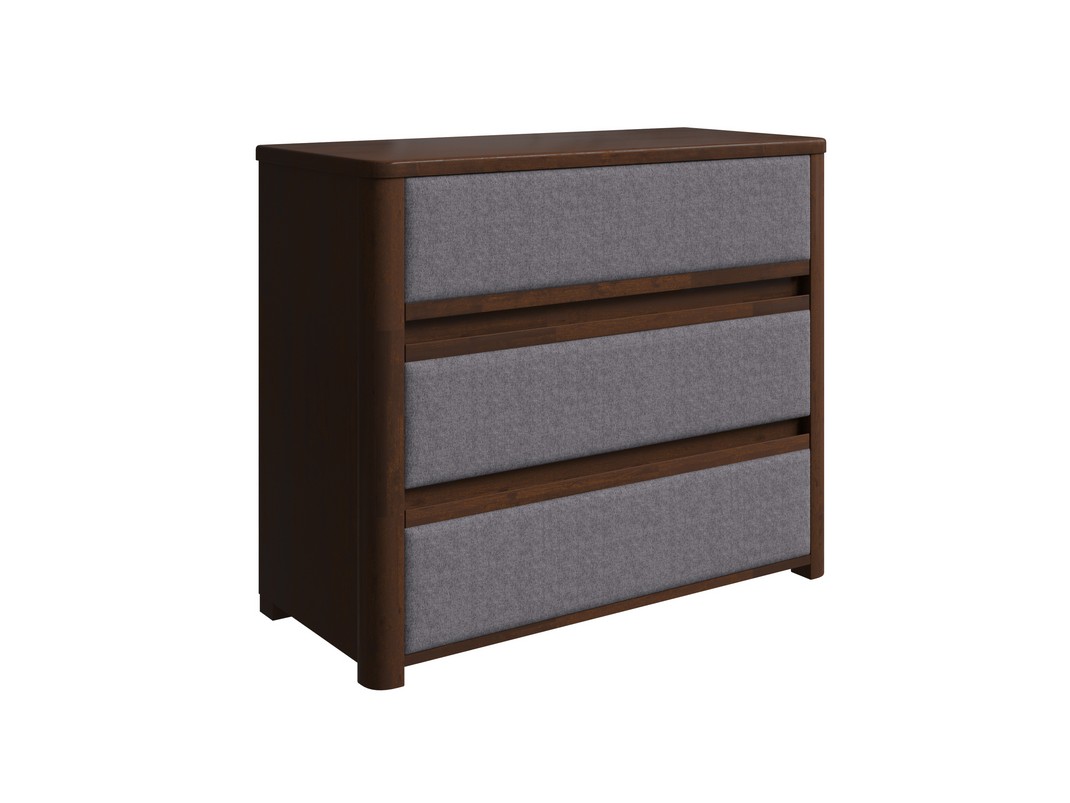 Комод Орматек Wood Soft (Массив/Рогожка Мокко (береза)/Nice Мокко) 90x40