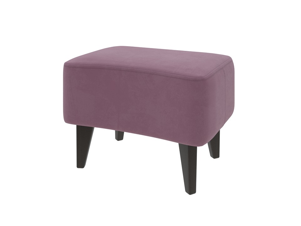 Пуфик Verda Банкетка Leon (Ткань: Микровелюр Manhattan Ягодный пломбир) 59x42