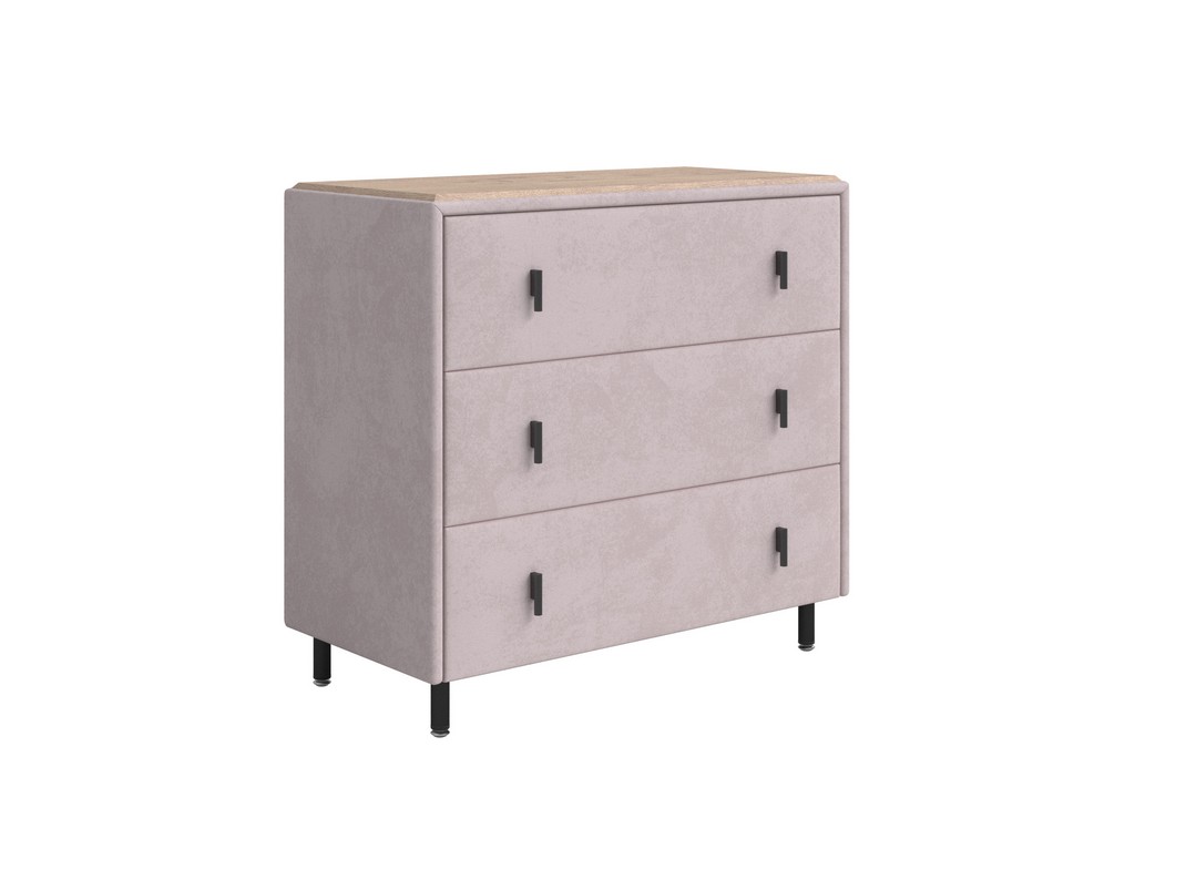 Комод Орматек Sofix (Велюр/ЛДСП Teddy 306 Лунный/Бунратти) 92x46