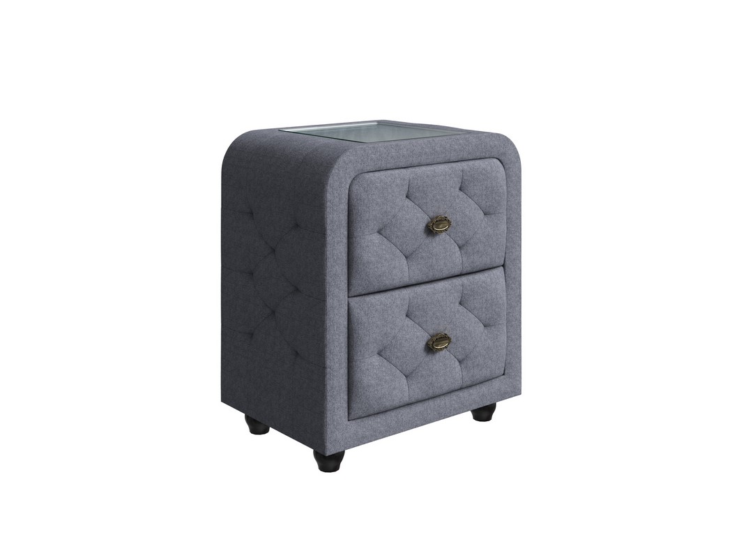 Тумба Орматек Flavio (Рогожка Nice Серый) 51x38