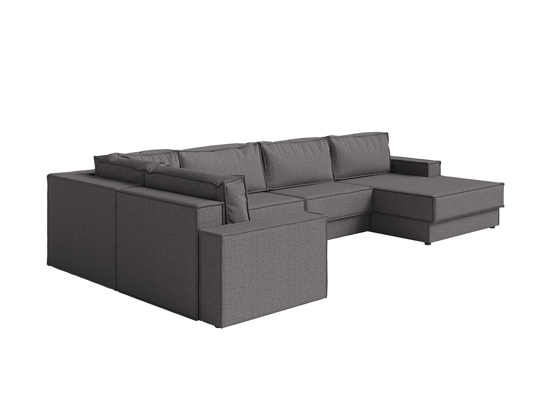 Угловой диван-кровать Porto Hard (правый) пятисекционный 424x227