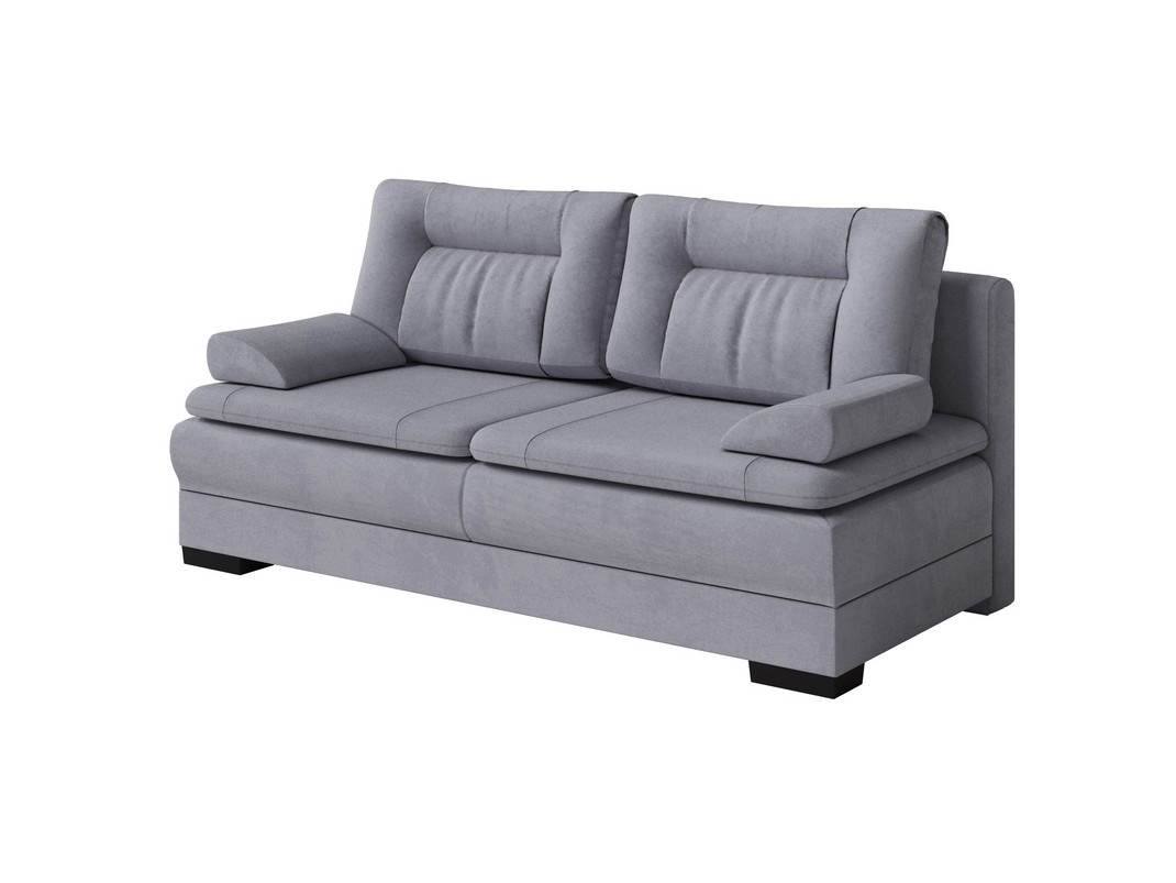 Орматек Диван-кровать Easy Home Middle (Ткань: Велюр Teddy 318 Мокрый асфальт) 150x200