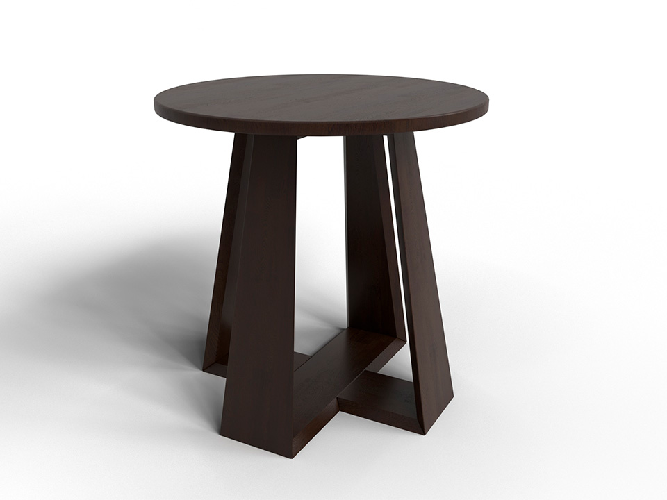 Журнальный стол Verda Majestic (Массив (дуб) Венге (дуб)) 60x60