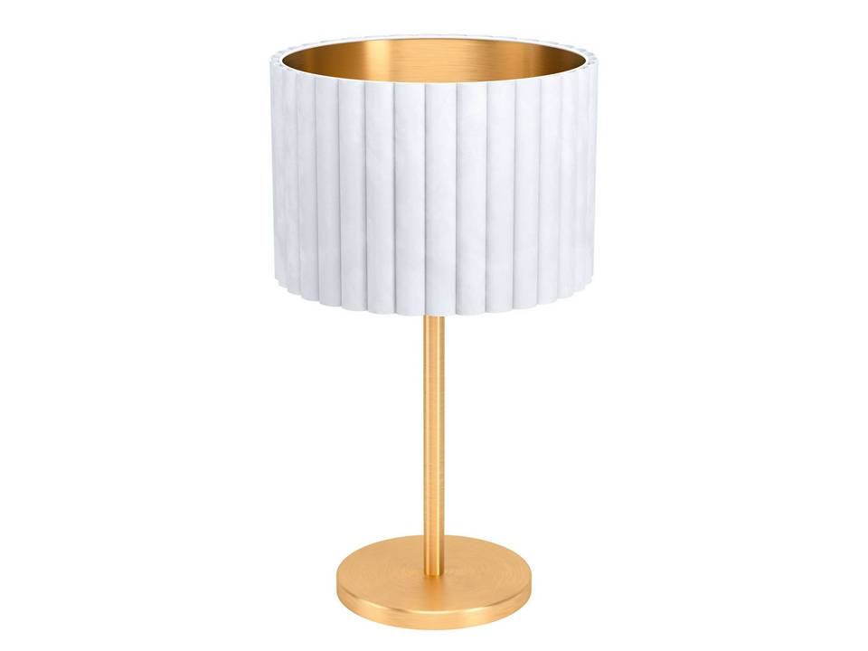 Лампа настольная Brizzi VIGO BR00336 Металлткань металлтекстиль белый 30x52 17790₽