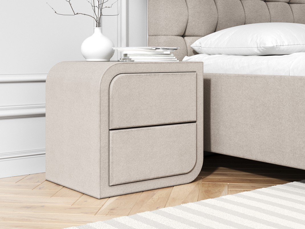 Тумба Орматек Luna левая Ткань Рогожка Nice Латте 50x41 29380₽