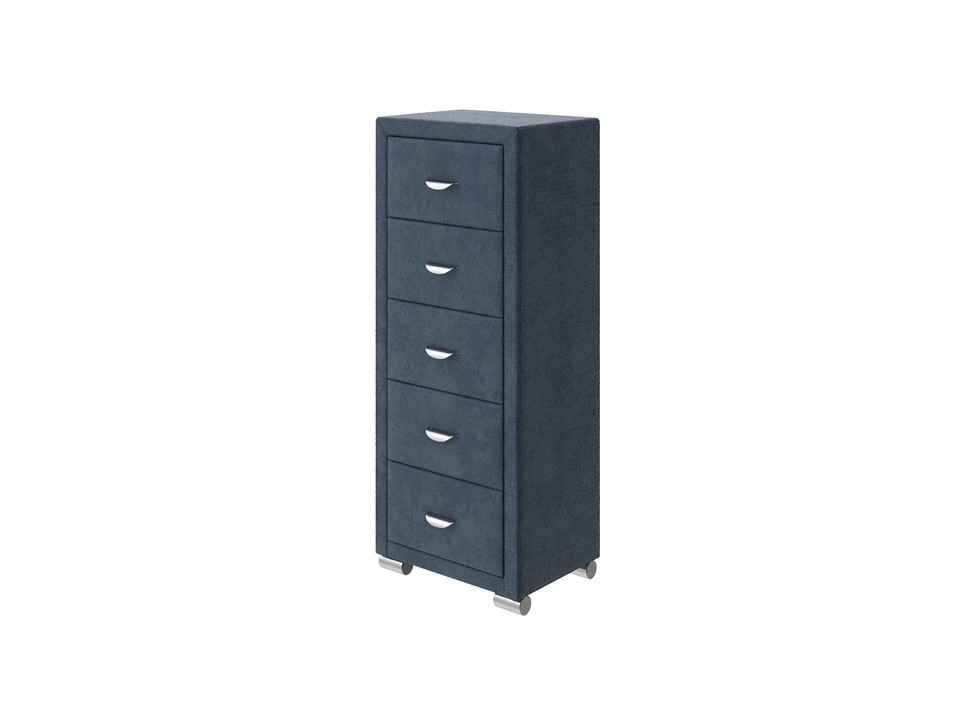 Комод Орматек OrmaSoft 2 (5 ящиков) (Ткань: Велюр Sohu Джинс) 50x40