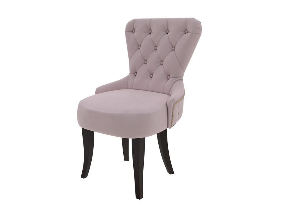 Стул Verda Lark с молдингом Ткань Микровелюр Manhattan Розовый жемчуг 57x66 57570₽