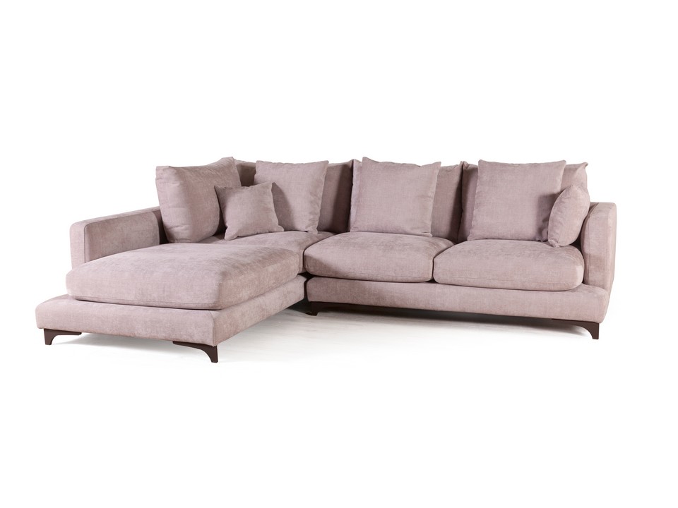 Орматек Угловой диван Verona 2-х местный с шезлонгом Soft левый Ткань Шенилл Marseille Fog 215x294 404930₽