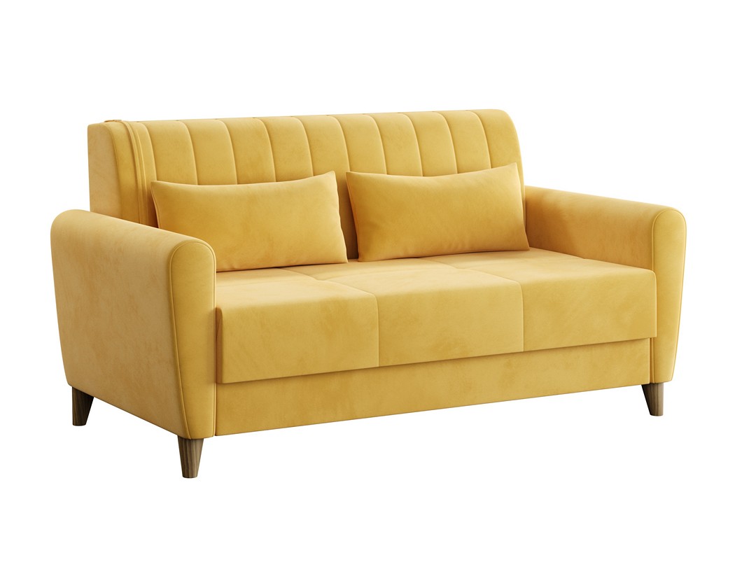 Орматек Диван-кровать Fiji mini Ткань Велюр Ультра мустард 142x201 48440₽