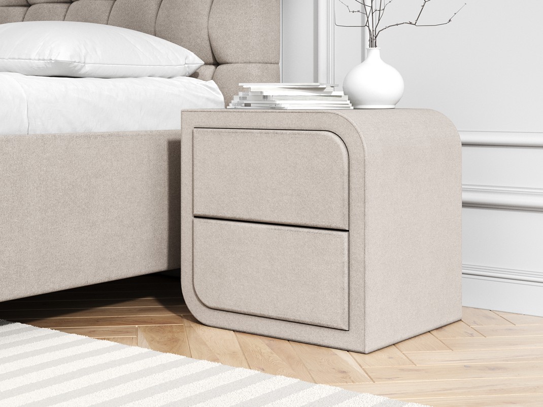 Тумба Орматек Luna правая Ткань Рогожка Nice Латте 50x41 29380₽