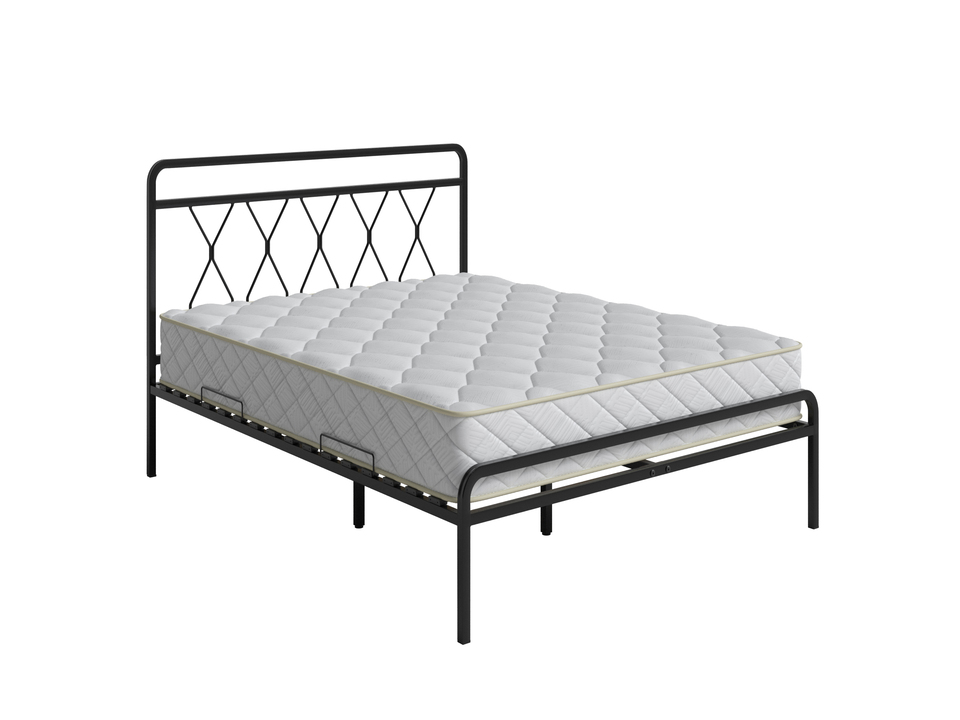 Кровать Steel Металл Черный 140x200 19510₽